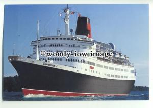 LN0191 - Cunard Liner - Caronia , built 1948 - postcard