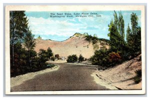 The Sand Dune Lake Shore Drive Michigan City Indiana IN UNP WB Postcard E19