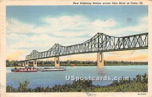 New Highway Bridge, Ohio River - Cairo, Illinois IL