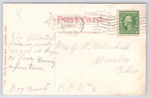 Columbus Ohio~Franklin County Memorial Hall~c1910 Postcard