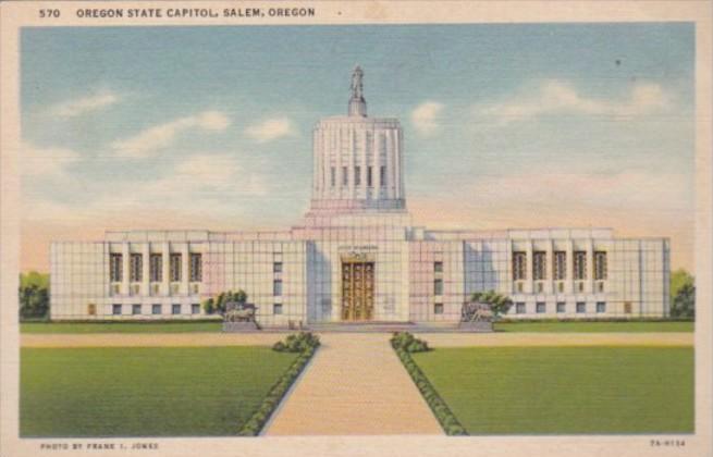 State Capitol Building Salem Oregon Curteich