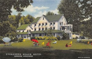 Evergreen Beach Hotel American Plan  - Ephraim, Wisconsin WI