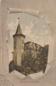 Schloss Bramberg Unravelling Unique Switzerland Old 1903 Postcard