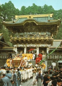 Postcard Grand Festival Of Toshogu Shrine Festivity Celebration Nikko Japan