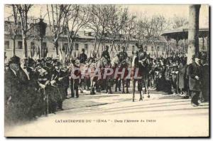 Old Postcard Boat War Catastrophe of Jena in the parade & # 39attente