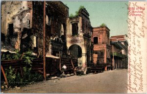 Ruins of Old Churches in Panama Postcard Posted