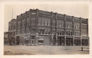 J56/ Watertown South Dakota Postcard RPPC c1910 Drug Store Bank 38