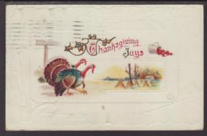 Thanksgiving Joys,Turkeys Postcard