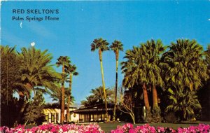 Palm Springs California 1960s Postcard Red Skelton's House Movie Star Actor