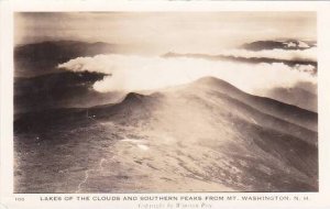 New Hampshire Mount Washington Lakes Of The Clouds And Southern Peaks From Mo...