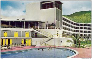 The Virgin Isle Hotel,swimming pool, St. Thomas,Virgin Islands,40-60s