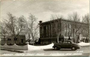 RPPC  Hidalgo County Court House Lorosburg New Mexico NM  UNP Postcard P10