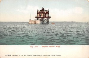 Bug Light Boston Harbor MA USA Postcard