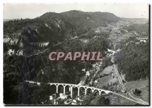 Postcard Modern Franche Comte Jura Morez Picturesque 4 Viaducts
