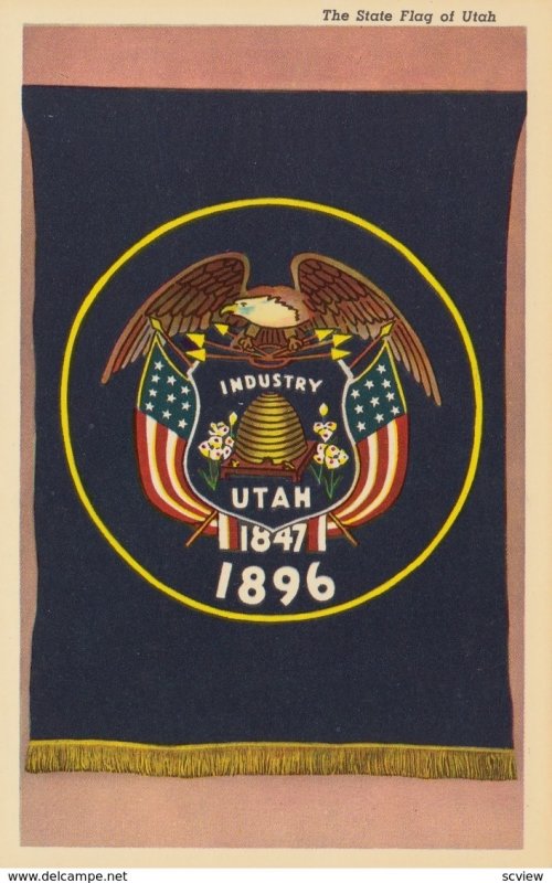 The State Flag of UTAH , 50-60s #2