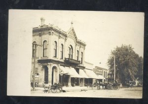 RPPC FARMINGTON MINNESOTA DOWNTOWN STREET SCENE REAL PHOTO POSTCARD