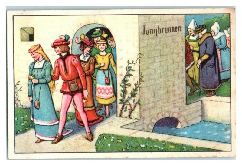 Fountain of Youth, Schlaraffenland, Echte Wagner German Trade Card *VT31R