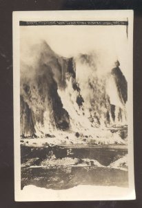 RPPC SHOSHONE FALLS SOUTHERN IDAHO WATERFALL VINTAGE REAL PHOTO POSTCARD