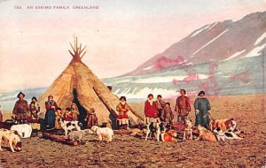 Eskimo Family Greenland Unused 