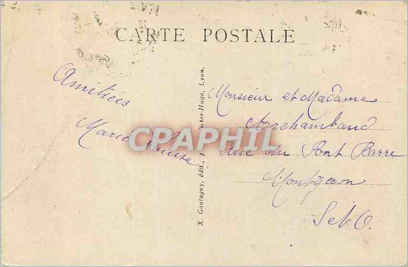 Postcard Old Lyon Apse of Notre Dame de Fourviere