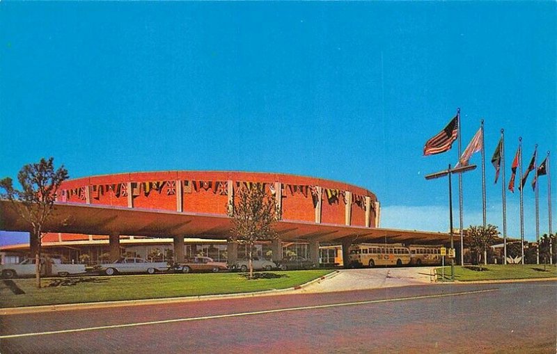 Dallas TX Memorial Auditorium Conventions used for Concerts Sports etc. Postcard