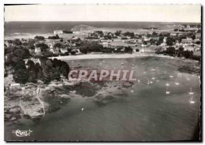 Postcard Modern Saint Briac Aerial view the range Salinette The castle Nessay...