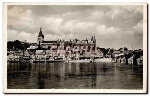 Old Postcard Gien The Banks of the Loire Vue Generale