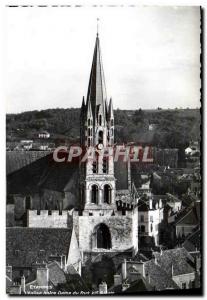 Modern Postcard Etampes L & # 39Eglise Our Lady From the fort