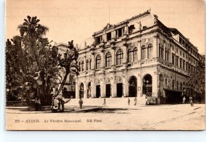 Postcard Alger - Le Theatre Municipal