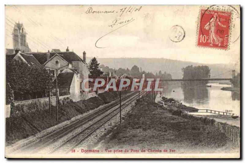 Old Postcard Dormans View Jack Railway Bridge