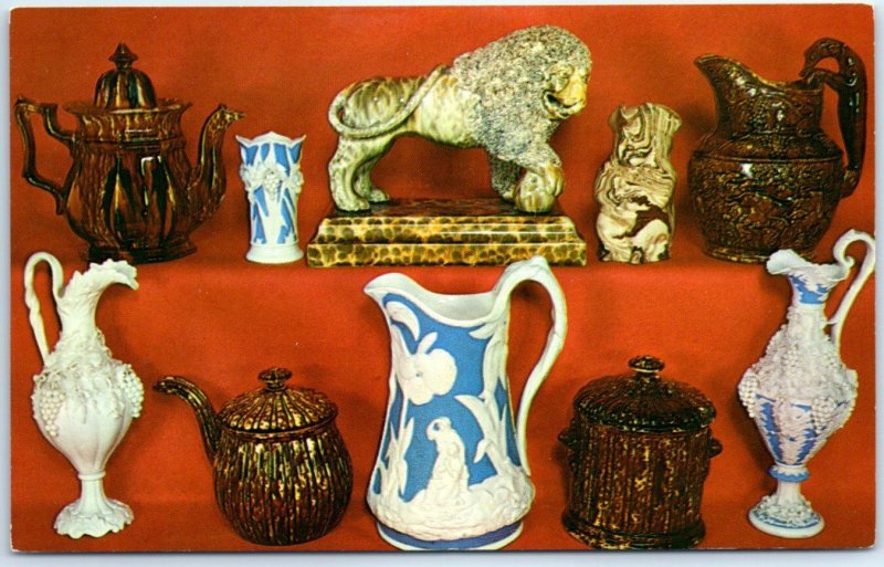 Postcard - Pottery & Porcelain Selections at Bennington Museum - Bennington, VT
