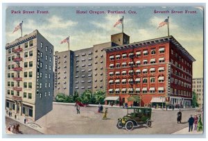 Salem Oregon OR Postcard The High School Building Exterior Scene c1910's Antique