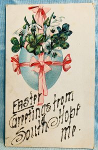South Hope Maine Greetings From Easter Postcard