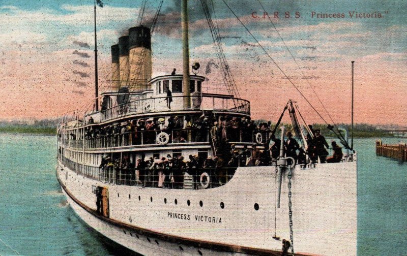 Victoria, British Columbia - Canada - The C.P.R.S.S. Princess Victoria - in 1921