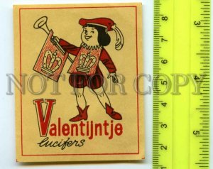 500257 VALENTIJNTJE Vintage match label