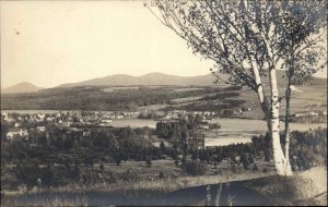 Rangeley Lake Maine ME Rangeley Village Real Photo Vintage Postcard