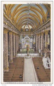 The Interior Of The Basilica, Ste. Anne De Beaupre, Quebec, Canada, 1910-1920s