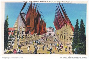 Avenue Of Flags Chicago World's Fair 1933