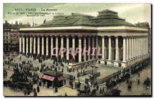 Old Postcard Paris Bourse