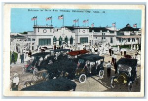 1920 Entrance State Fair Grounds Oklahoma City Oklahoma Antique Vintage Postcard