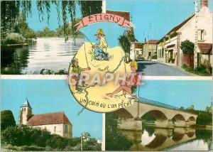 Postcard Modern Etigny (Yonne)