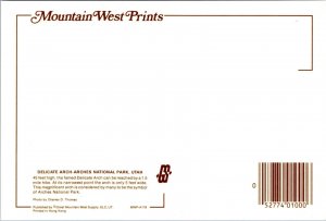 Postcard Arches National Park - Delicate Arch