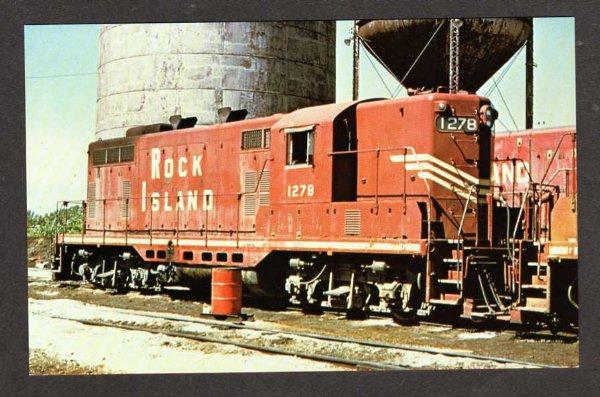 IL Chicago Rock Island RR Train BLUE ISLAND ILLINOIS PC