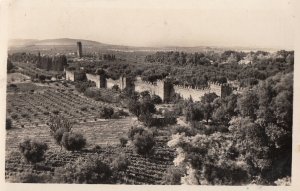 Algeria Tlemcen Mansourah ruins real photo postcard