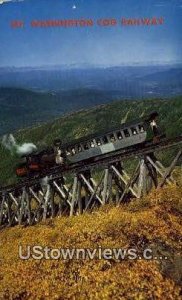 Cog Train, Mt Washington - White Mountains, New Hampshire NH  