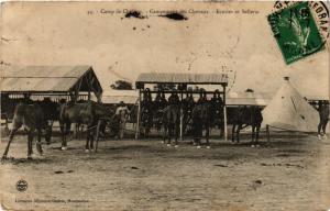 CPA MILITAIRE Camp de Chalons-Campement des Chevaux (316134)