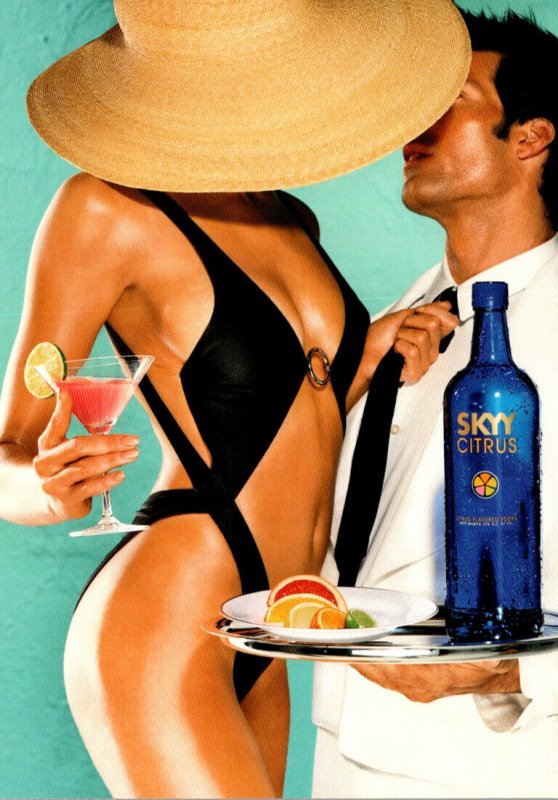 Advertising Alcohol Skyy Citrus Vodka