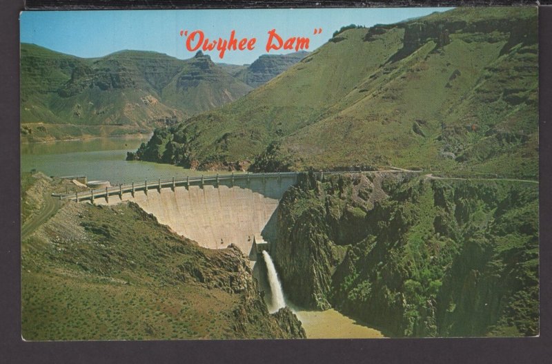 OWYHEE DAM Eastern Oregon for Irrigating Farms and Electric Power - Chrome