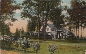 Postcard Chauncy Cleatt's Home Saratoga Springs NY