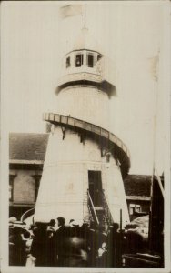 Southport? UK? Helter Skelter? Amusement Park Ride Reaal Photo Postcard